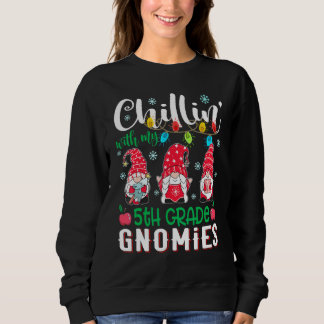 Moletom Relaxando Com Meus Gnomies Da 5ª Série Natal Leve