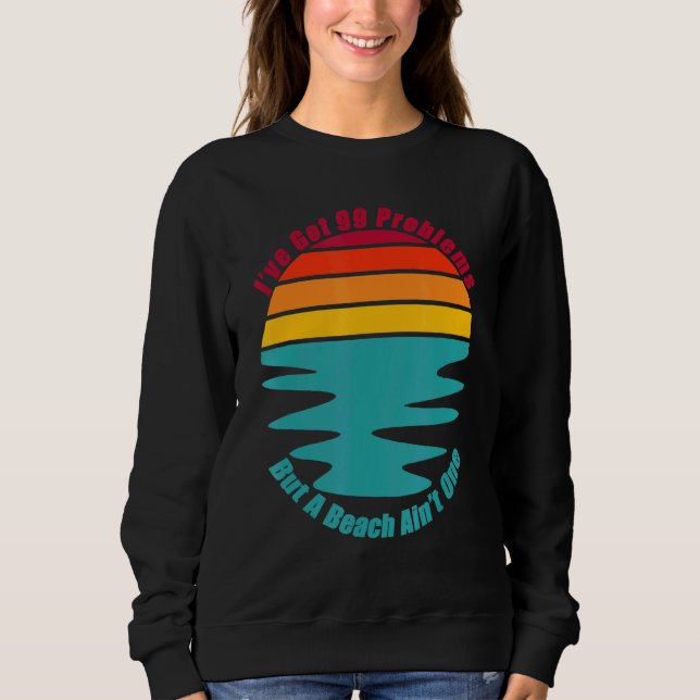 Moletom Relaxe A Férias Na Praia, Surf Sun E (Frente)