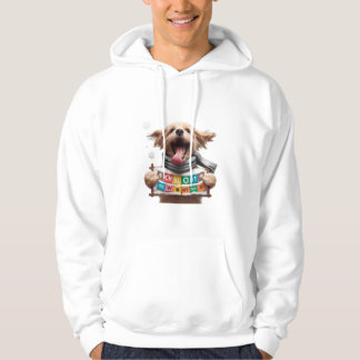 Moletom "Relaxe, É Inverno! Letra Vibrante de Cachorro em