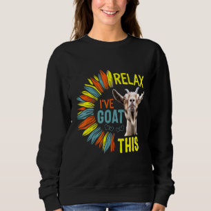 Moletom Relaxe Ive Goat This Goats Farm Animal Barn Counte