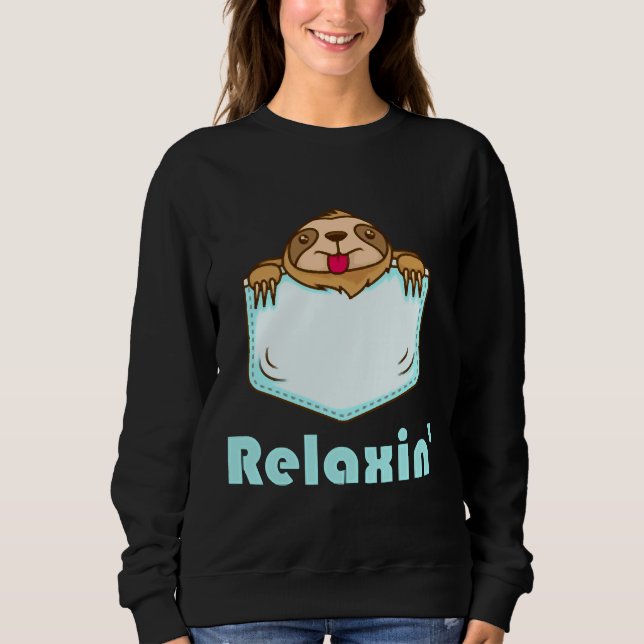 Moletom Relaxin Sloth (Frente)