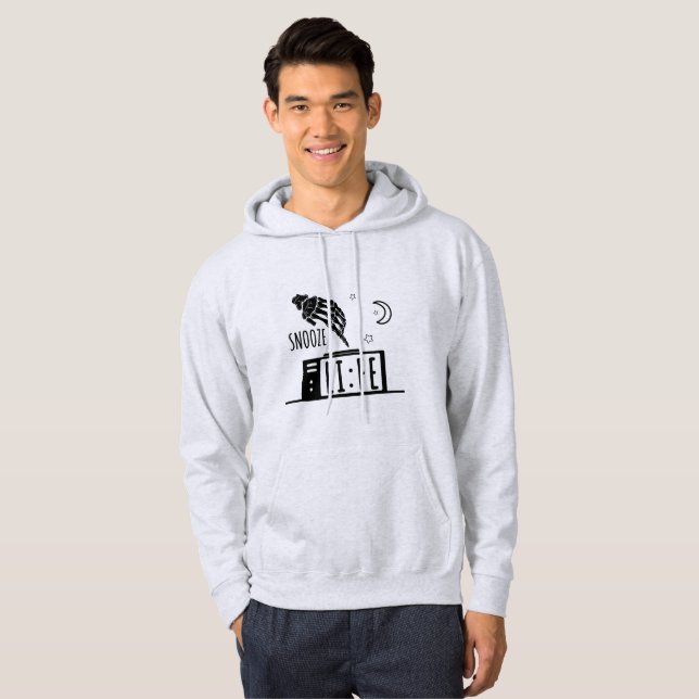 Moletom Relógio Alarme Vida Soneca Engraçado (Frente Completa)