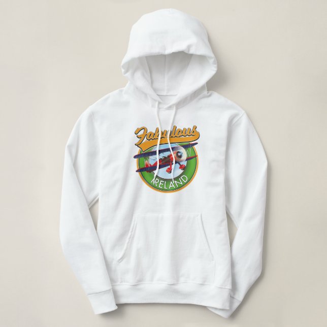 Moletom remendo de viagem fabulosa Irlanda. (Frente do Design)