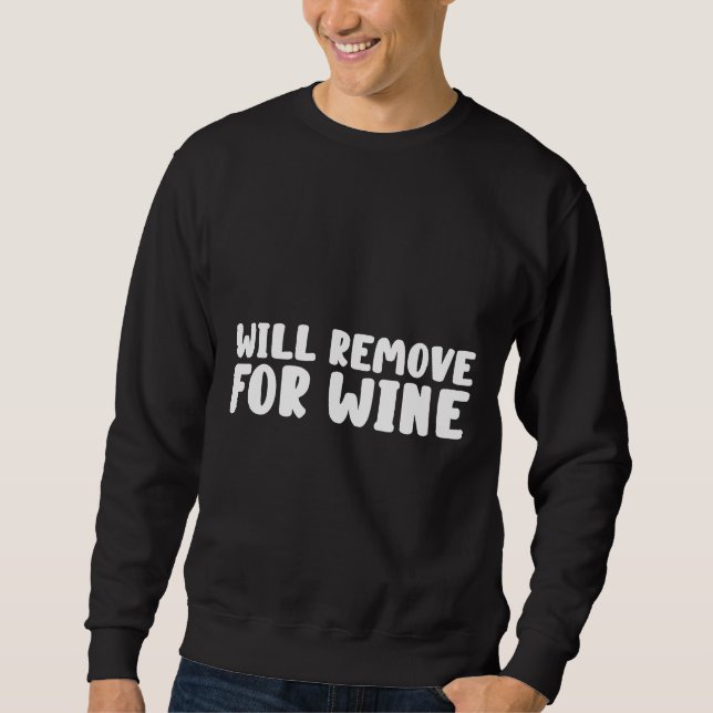 Moletom Remover Para O Vinho 67 (Frente)