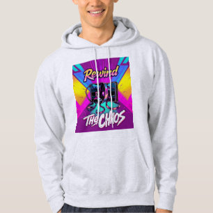 Moletom Renovar o Chaos Gen X Vintage Cassette Hoodie, 80s