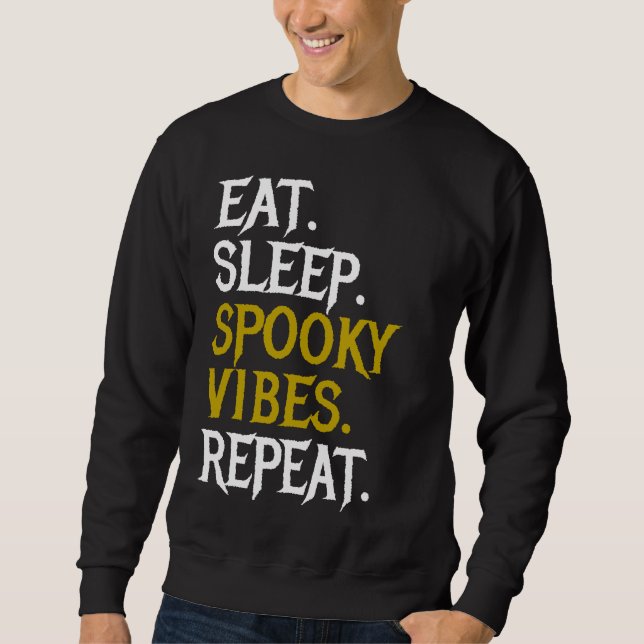 Moletom Repetidamente coma Vibes do Sono - Halloween 2022 (Frente)