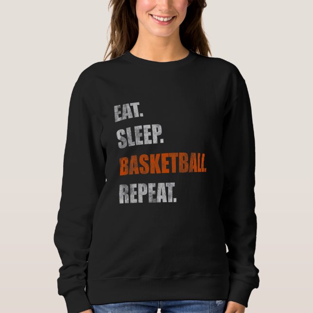 Moletom Repetir o Basquete de Sono (Frente)