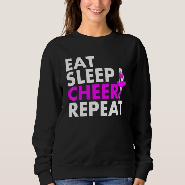 Moletom Repetir o Cheerleader de latência (Frente)