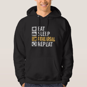 Moletom Repetir o ensaio de sono