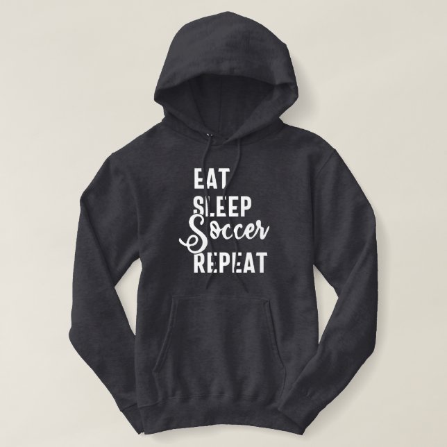 Moletom repetir o futebol para dormir (Frente do Design)