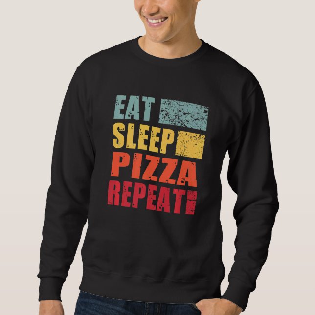 Moletom Repetir Pizza De Sono (Frente)