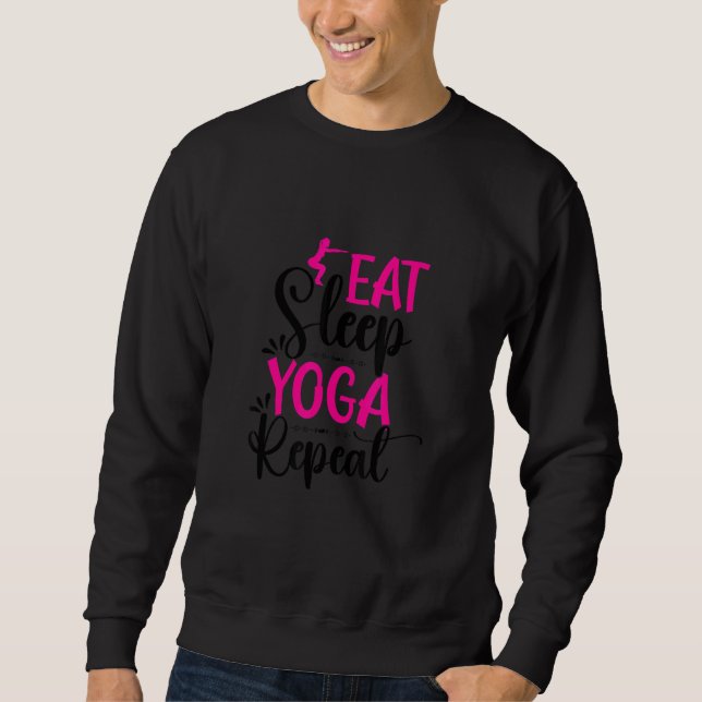 Moletom Repetir Yoga no Sono (Frente)