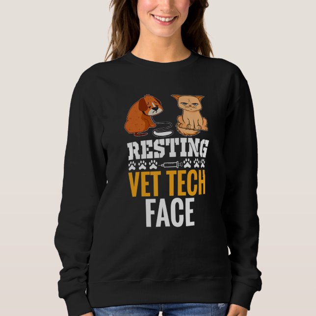 Moletom Repouso de Vet Tech Veterinarian (Frente)