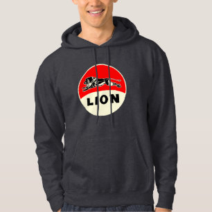 Moletom Reprodução de placa antiga da Lion Gasoline