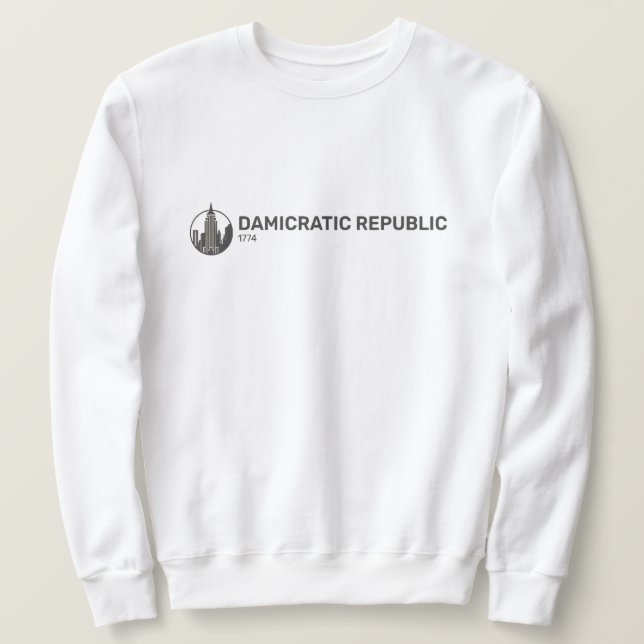 MOLETOM REPÚBLICA DAMICRÁTICA (Frente do Design)