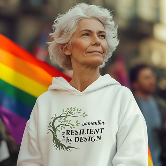 Moletom RESILIENTE POR DESIGN Moderno de Uplifing Personal (Criador carregado)