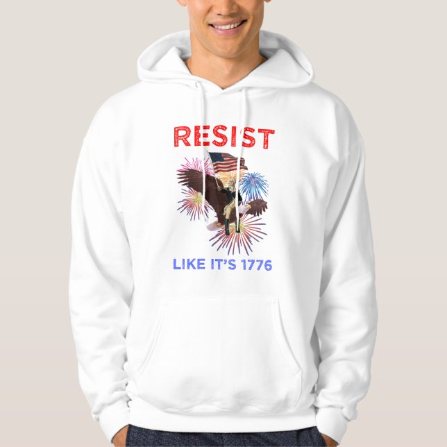 Moletom Resista Como Se Fosse 1776 (Frente)