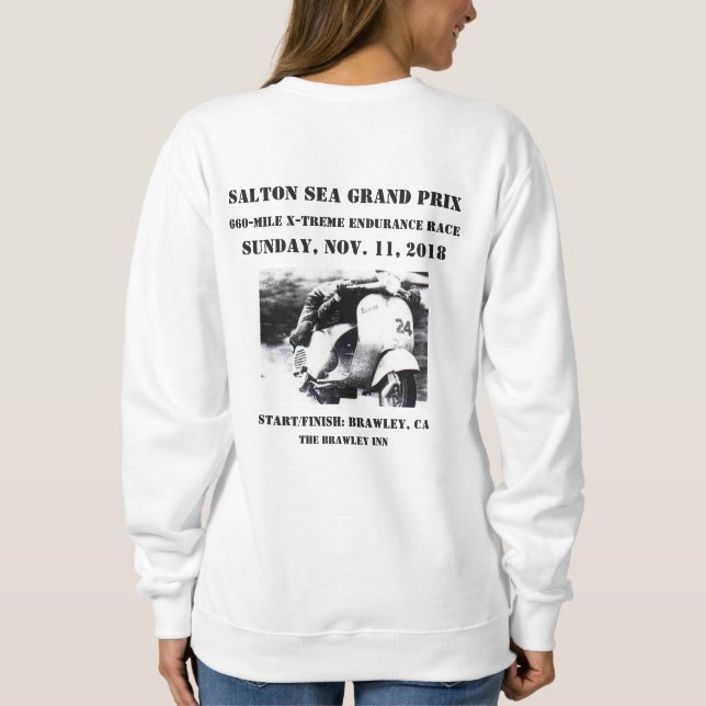 MOLETOM RESISTÊNCIA DO MAR 660 X-TREME MOTOR-SCOOTER DE (Verso)