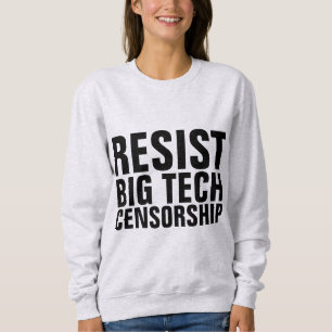 Moletom RESISTIR A CENSURA DE TECNOLOGIA GRANDE T-Shirts
