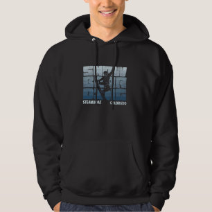 Moletom Resort de Esqui de Steamboat Colorado Vintage Sno