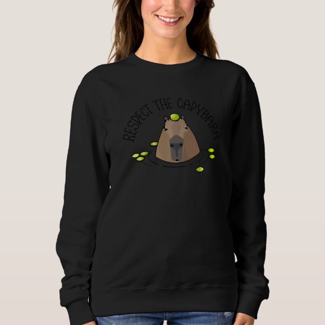 Moletom Respect The Capybara Animal  Capybara (Frente)
