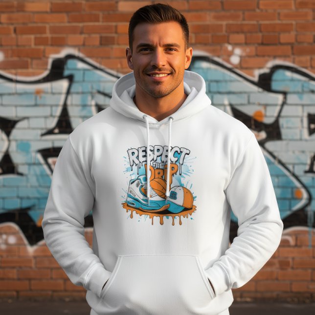 Moletom Respect the Drip Hoodie | Streetwear Basketball (Criador carregado)