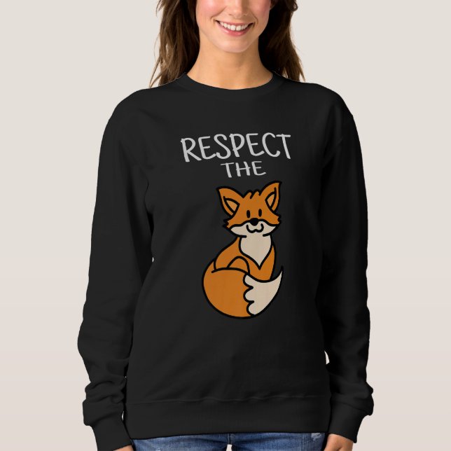 Moletom Respect The Fox Kids Fox (Frente)