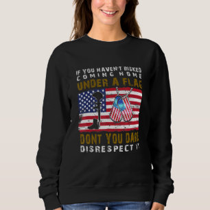 Moletom Respeite A Bandeira Americana Orgulha-Nos Das Boot