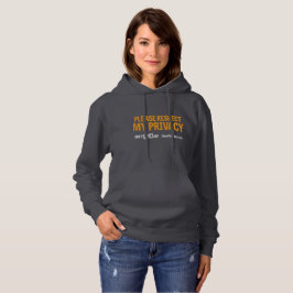 Moletom Respeite meu Hoodie da privacidade