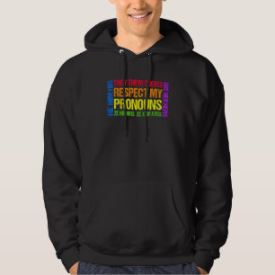 Moletom Respeite Meu Orgulho Lgbtq Lgbt Pronoun
