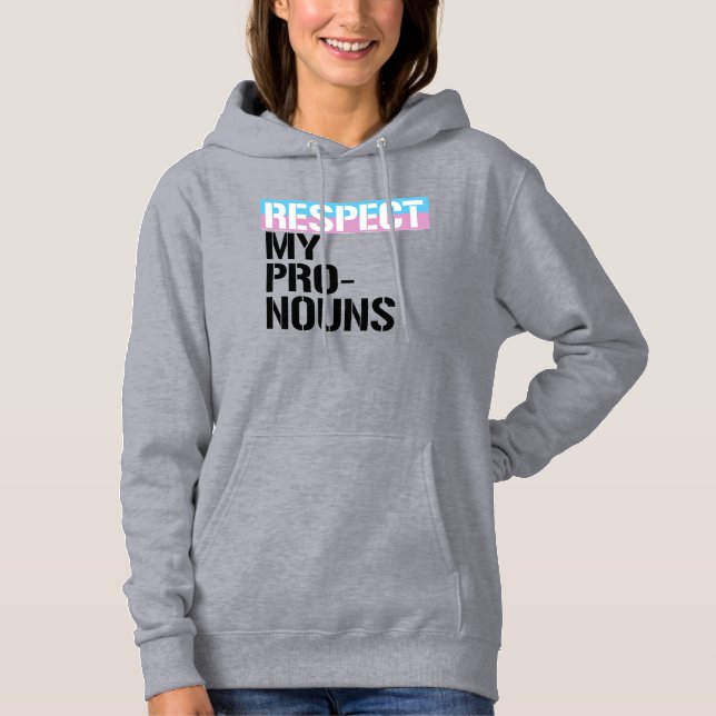 Moletom Respeite Meus Pronomes (Frente)