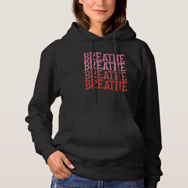 Moletom Respire  Motivacional  Inspirador  Empoderamento (Frente)
