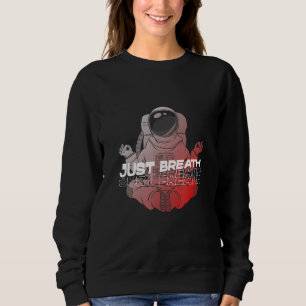 Moletom Respire o Legal Astronauta praticar Yoga Streetw