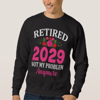 Moletom Retired 2029 Not My Problem Anymore Vintage Retire