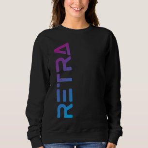 Moletom Retra gradiente feminino