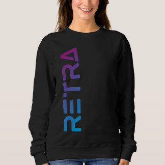 Moletom Retra gradiente feminino