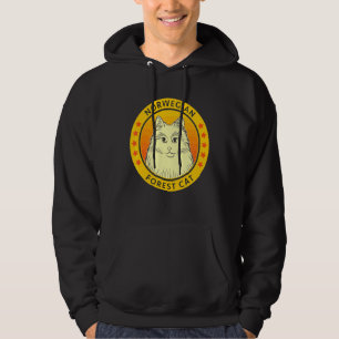 Moletom Retrato de Gato da Floresta Norueguesa