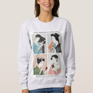 Moletom Retratos de mulheres japonesas - Goyō Hashiguchi