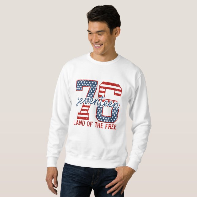 Moletom Retro 4 de Julho (Frente Completa)