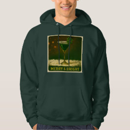 Moletom Retro 50s 4 Leaf Clover Irish Christmas Martini