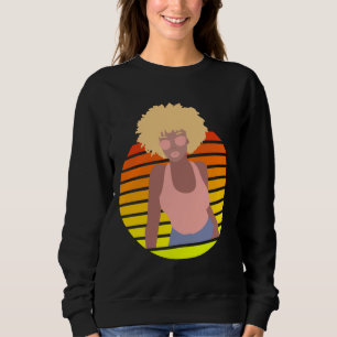 MOLETOM RETRO AFRO QUEEN - QUEEN AFRO-AMERICANA