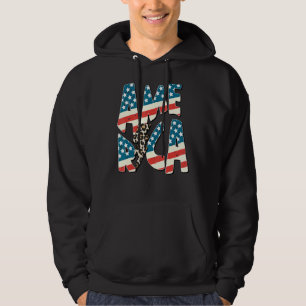 Moletom Retro America Flag Lightning Bolt Patriótico 4t