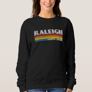 Moletom Retro anos 80 Carolina do Norte NC Lembrança Ralei