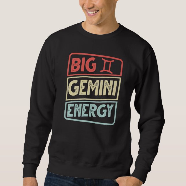 Moletom Retro Astrologia Pode Ou Aniversário De Junho Sina (Frente)