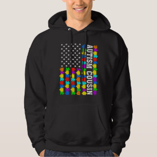 Moletom Retro Autismo Primo Americano Bandeira Autismo Aut