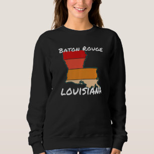 Moletom Retrô Baton Rouge LA Louisiana Roupas Lembrança 3