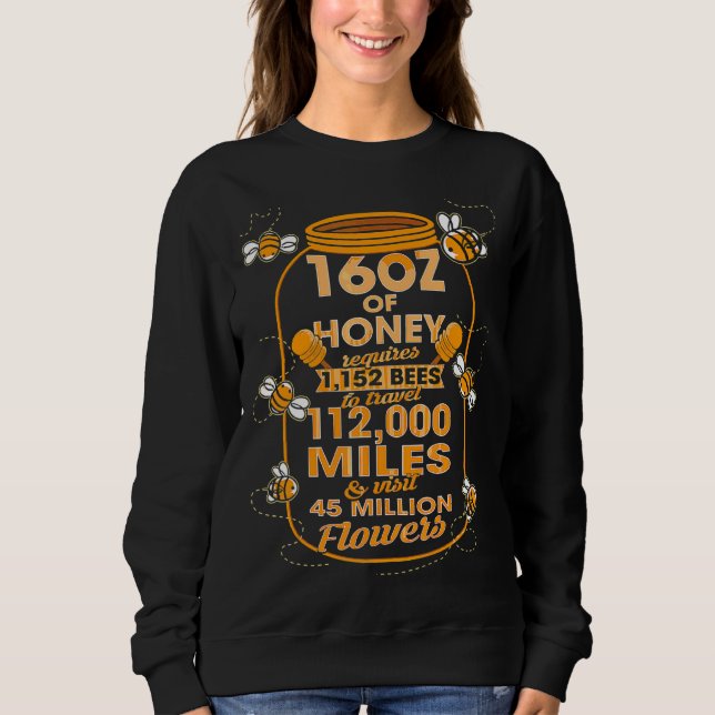 Moletom Retro Beekeeper Beekeeper Bumblebee Honey (Frente)