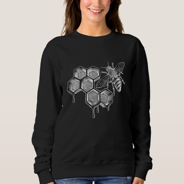 Moletom Retro Beekeeper Beekeeper Bumblebee Vintage (Frente)