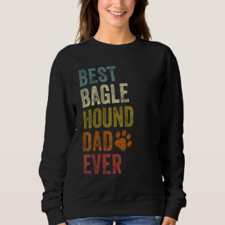 Moletom Retro Best Bagle Hound Dad Ever Dog Papa Father's 