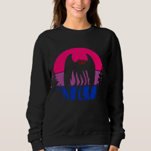 Moletom Retro Bi Mothman Ponto de Orgulho Bissexual agradá